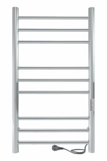 Полотенцесушитель электрический Indigo Line Trinity LСLTE80-40Rt 80x40 см хром